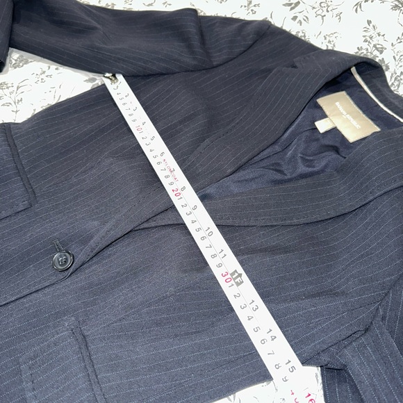 Banana Republic Factory navy striped blazer - Picture 5 of 7